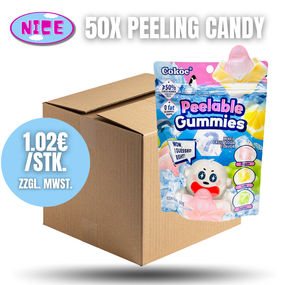 Peeling Candy 50 Stück Karton